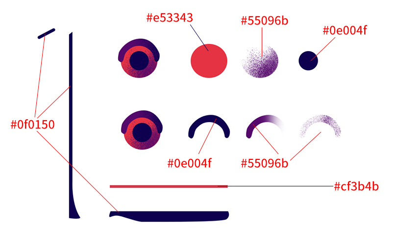 噪點插畫：用PS給滑板車人像添加噪點