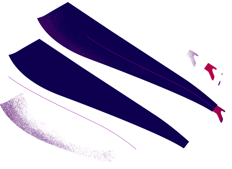 噪點插畫：用PS給滑板車人像添加噪點