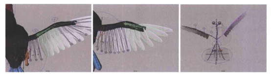 飛行角色綁定技術之模型整體綁定（二）